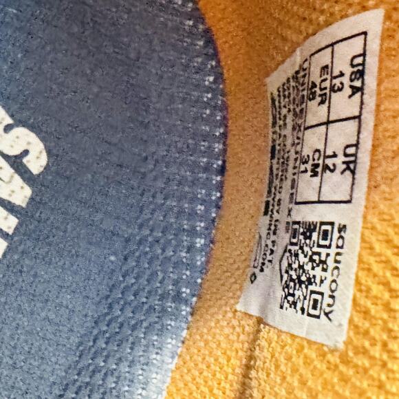 Saucony Shoes Mens 13 Brown Cordura 3D Grid Hurricane Trail Running Sneakers - Picture 10 of 11